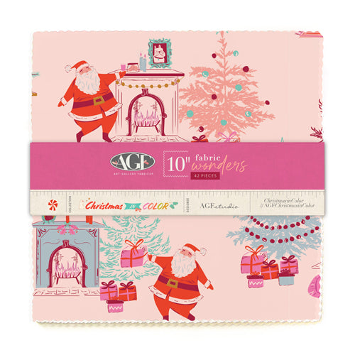 Art Gallery Fabric Christmas in Color Layer Cake Precut