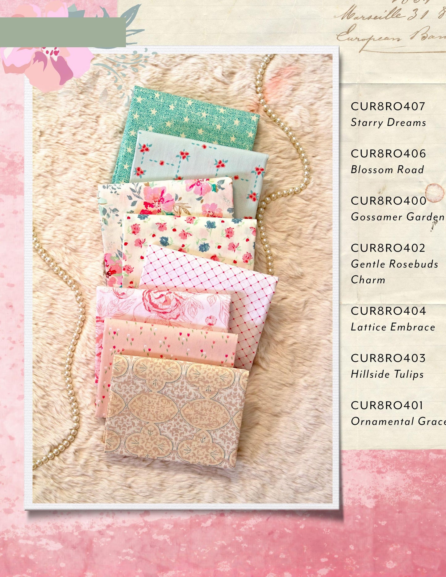 Art Gallery Fabric Romantica Fat Quarter Bundle Precut