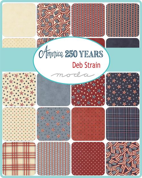 America 250 Years by Deb Strain Jelly Roll Precut