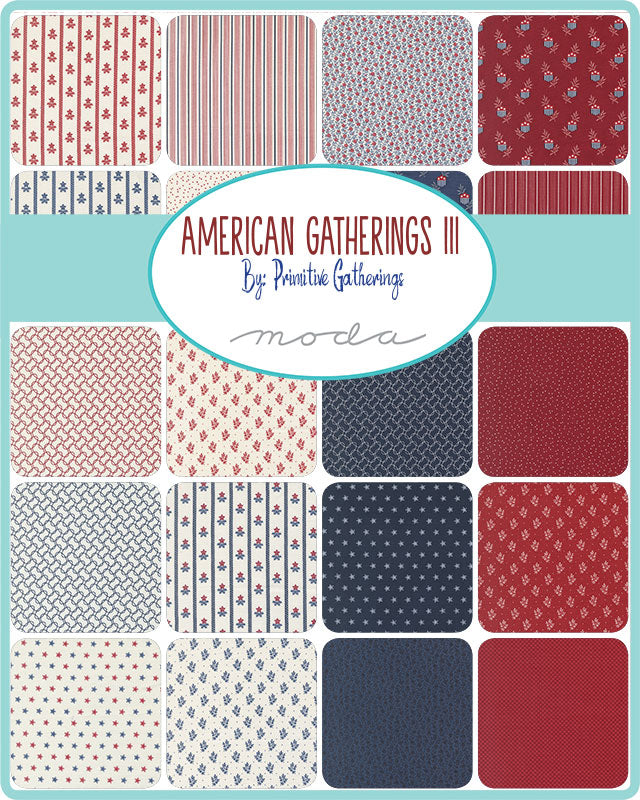 American Gatherings III by Primitive Gatherings Charm Pack Precut