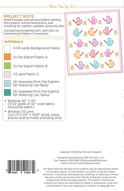 Water You Up To Pattern by Wendy Sheppard