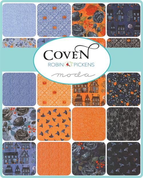 Coven by Robin Pickens Pumpkin Yardage