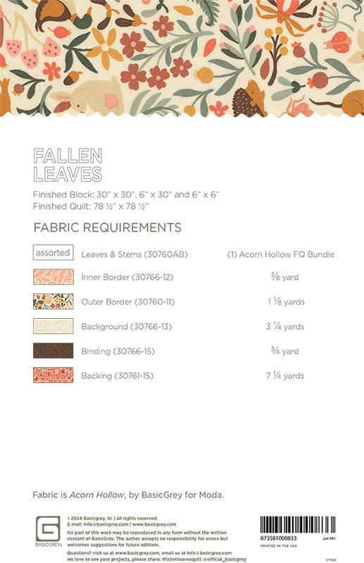 Fallen Leaves Pattern by Basic Grey
