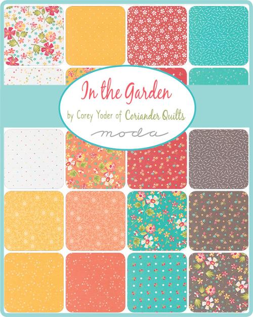 In The Garden by Corey Yoder Yardage Off White
