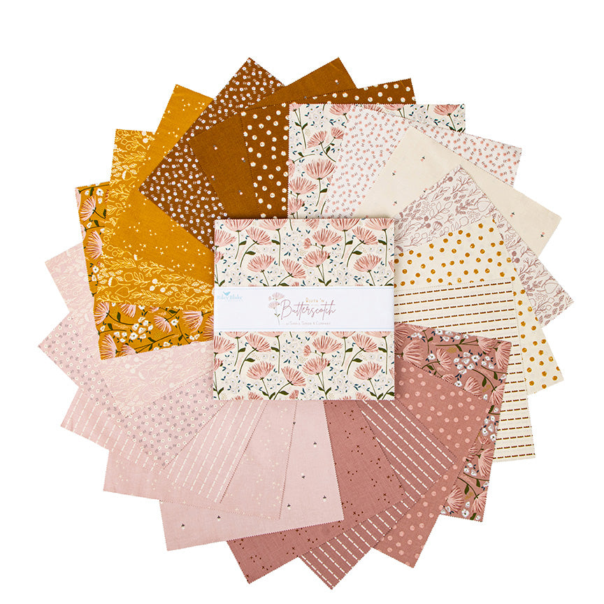 Blush n' Buttersccotch Charm Pack 5" Precut
