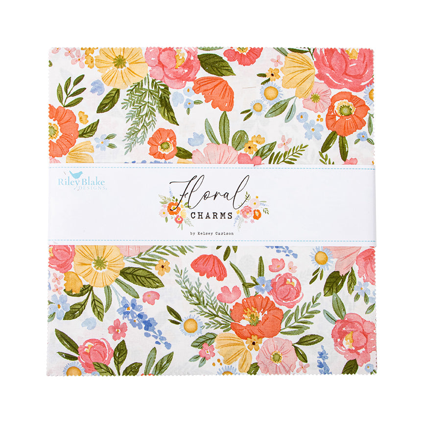 Floral Charms by Kelsey Carlson Layer Cake Precut