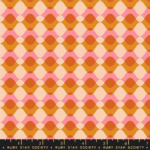 Ruby Star Society Geometry yardage Sorbet