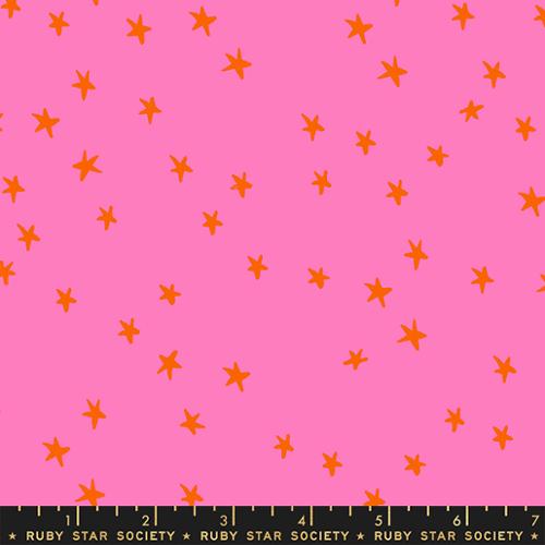 Ruby Star Society Starry Vivid Pink yardage
