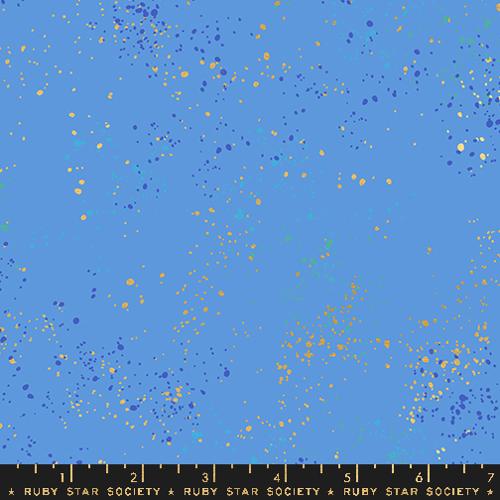 Ruby Star Society Speckled Lindley Blue yardage