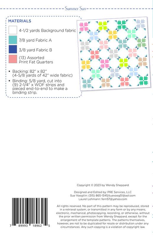 Summer Sun Pattern by Wendy Sheppard