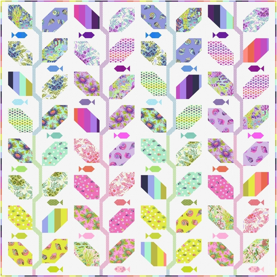 Tula Pink Floral Reef Marine Meadows Kit