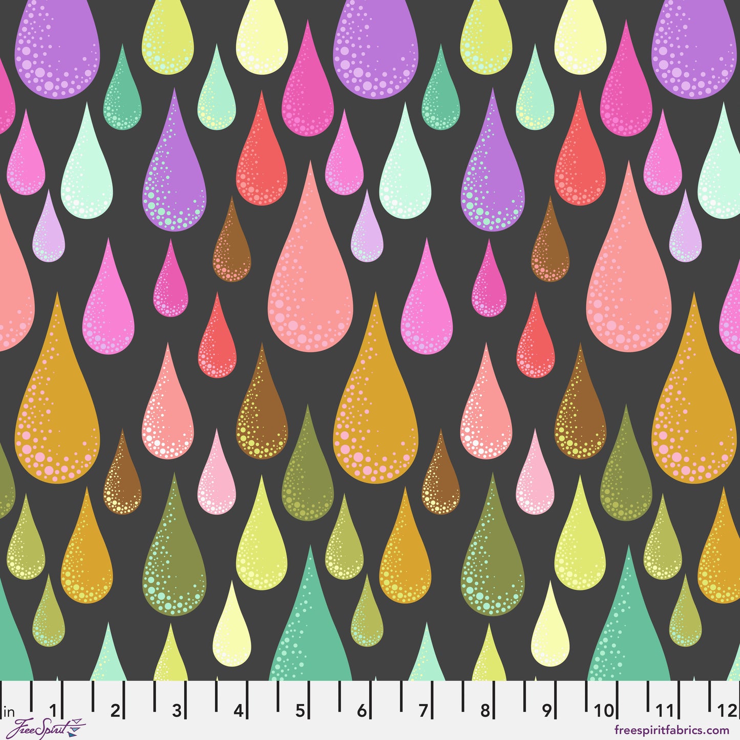 Tula Pink Prince Charming Dew Drop Licorice