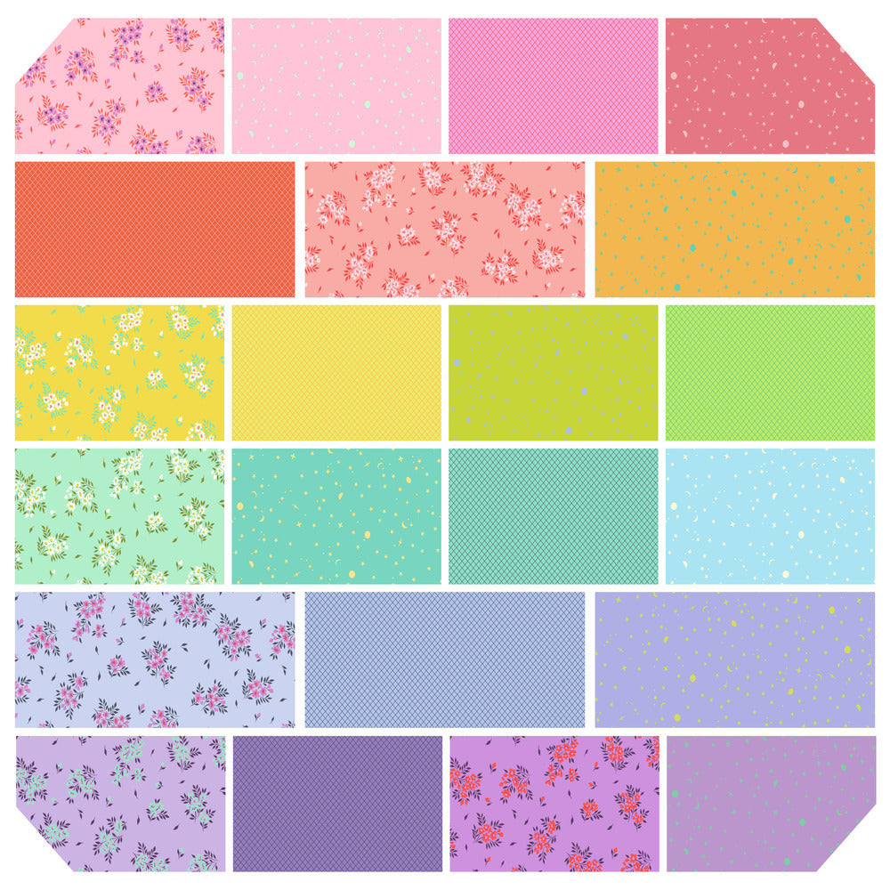 Full Moon Forest II True Colors by Tula Pink Charm Pack Precut