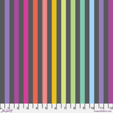 Tula Pink Graywork Disco Stripe Carbon yardage