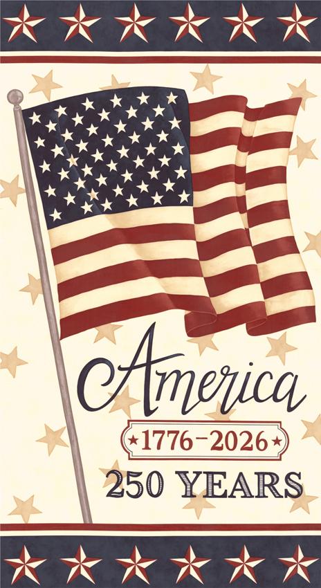 America 250 Years by Deb Strain Fat Quarter Bundle Precut