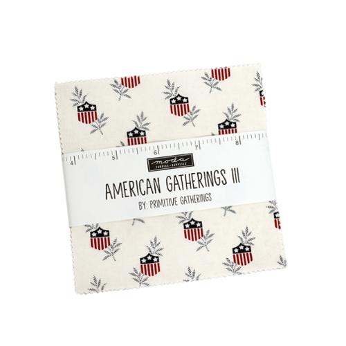 American Gatherings III by Primitive Gatherings Charm Pack Precut