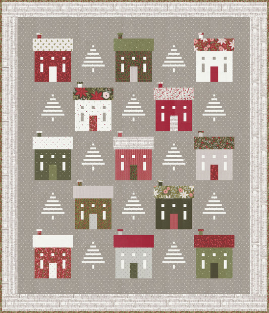 Berry & Pine Holiday House Pattern