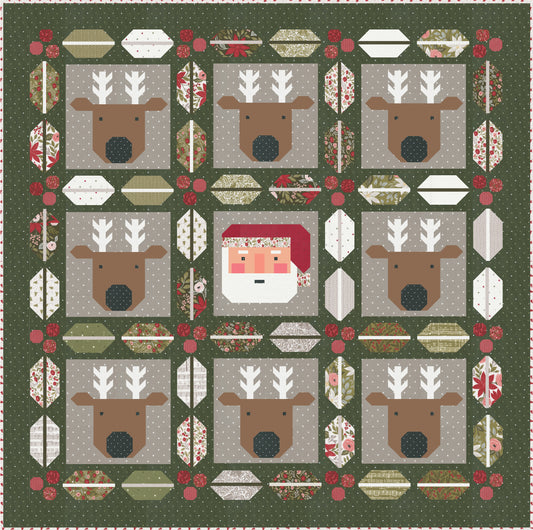 Berry & Pine Christmas Crew Pattern
