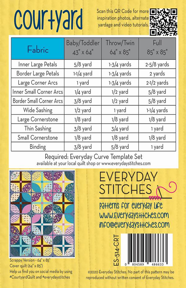 Courtyard Pattern by Everyday Stitches