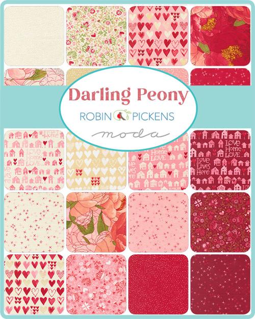 Darling Peony by Robin Pickens Charm Pack Precut