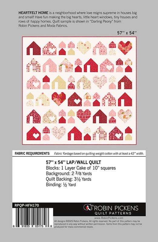 Darling Peony Heartfelt Home Pattern