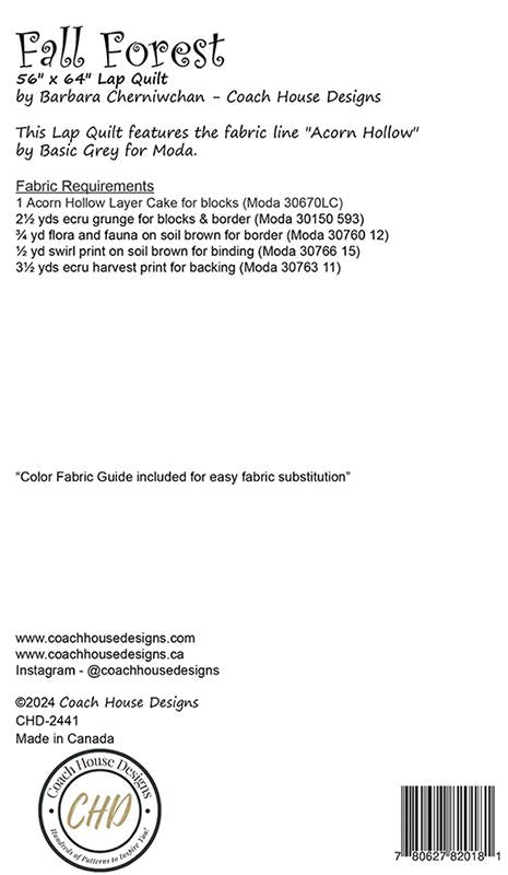 Fall Forest Pattern by Coach House Designs