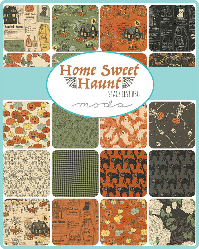 Home Sweet Haunt Layer Cake Precut by Stacy Iest Hou