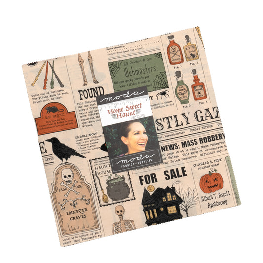 Home Sweet Haunt Layer Cake Precut by Stacy Iest Hou