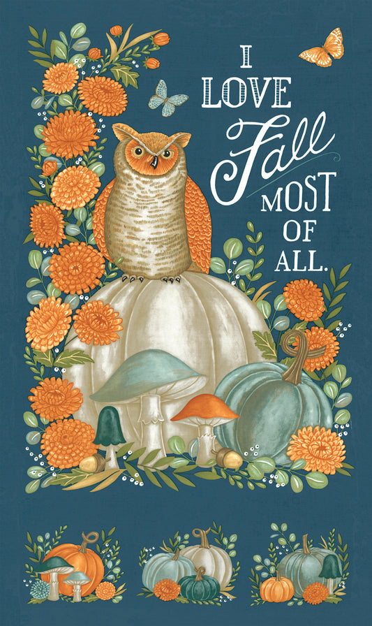 I Love Fall Most in Harvest Night