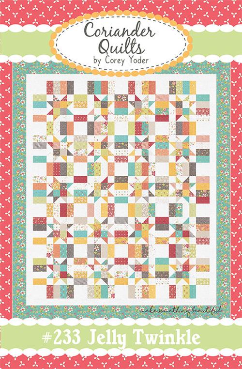 In The Garden Jelly Twinkle Pattern by Coriander Quilts