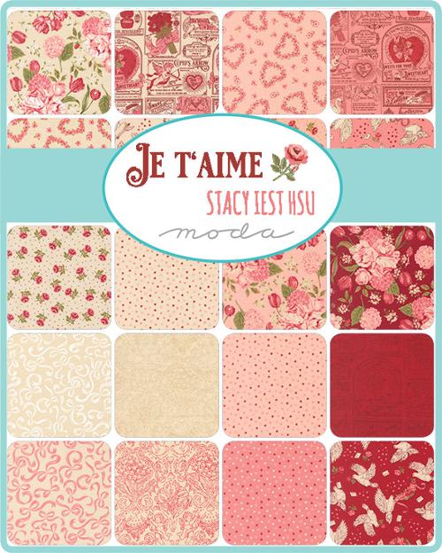 Je Taime by Stacy Iest Hsu Layer cake Precut