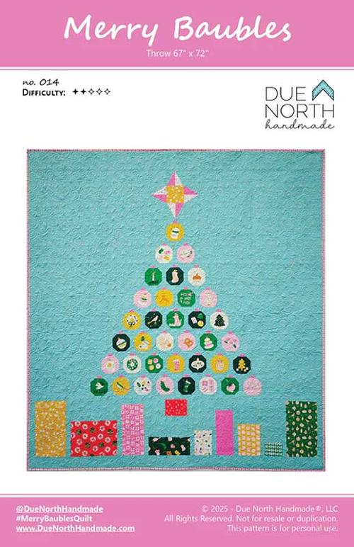 Merry Baubles Pattern by Due North