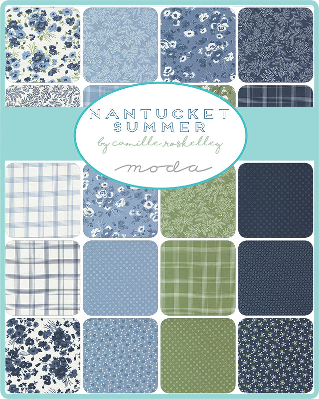 Nantucket Summer Layer Cake Precut by Camille Roskelly