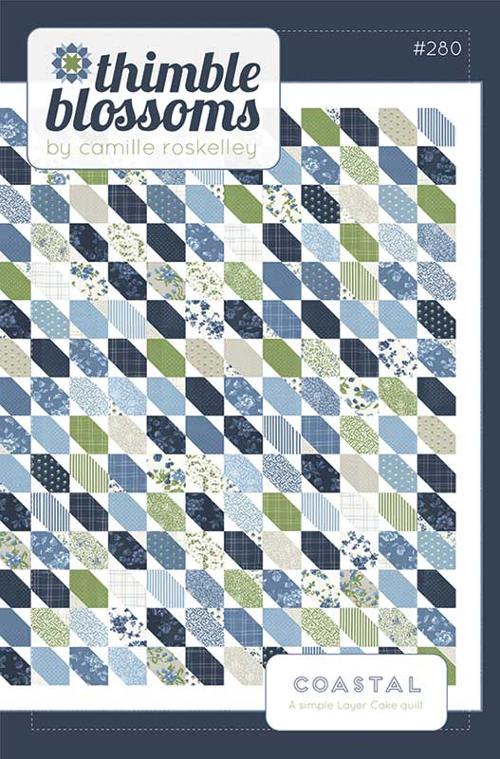 Nantucket Summer Coastal Pattern by Thimble Blossoms