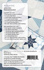 Nantucket Summer Seaside Pattern by Thimble Blossoms