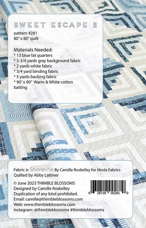 Nantucket Summer Sweet Escape 2 Pattern by Thimble Blossoms