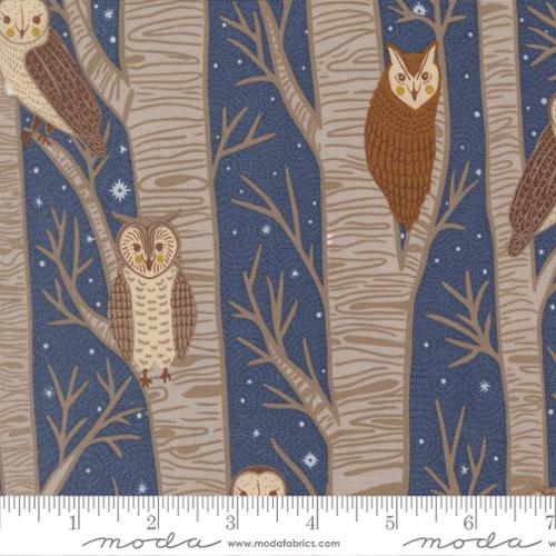 Night Owl Dusk yardage by Gingiber