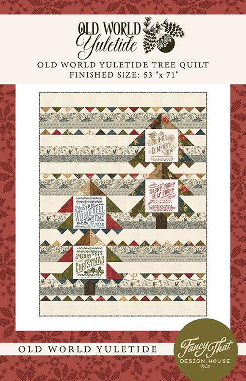 Old World Yuletide Tree Quilt Pattern by Fancy That Design