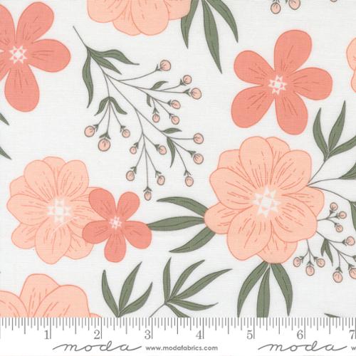 Potted Star Bloom Cream yardage