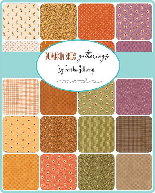Pumpkin Spice Gatherings Charm Packs Precut