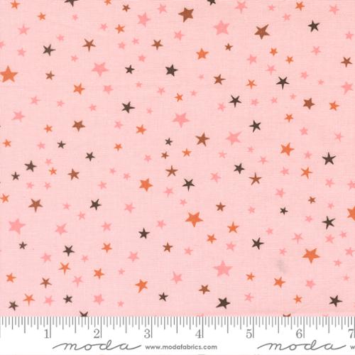 Purrs and Boos by Elena Amo Purrfect Pink Stars Yardage