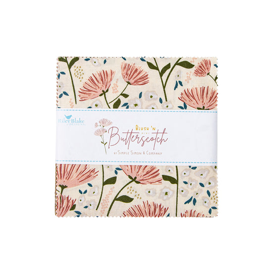 Blush n' Buttersccotch Charm Pack 5" Precut