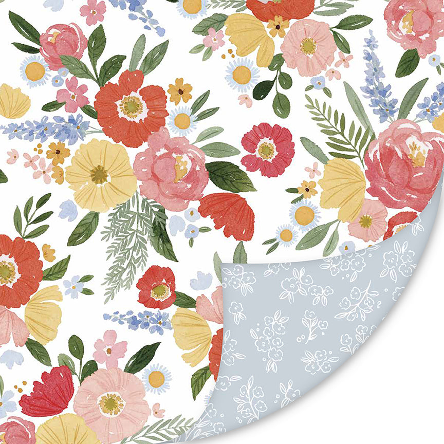 Floral Charms Double Lush Velvet Panels