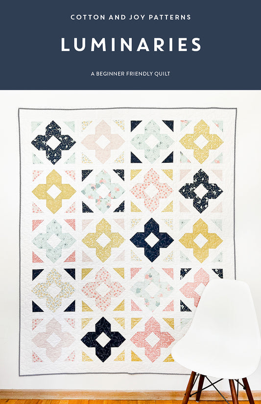 Blush n' Butterscotch Luminaries Pattern