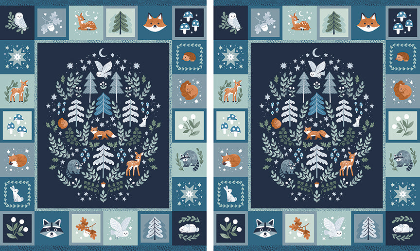 Riley Blake Double Lush Velvet Twilight Creatures Panels