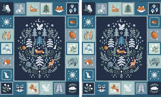 Riley Blake Double Lush Velvet Twilight Creatures Panels