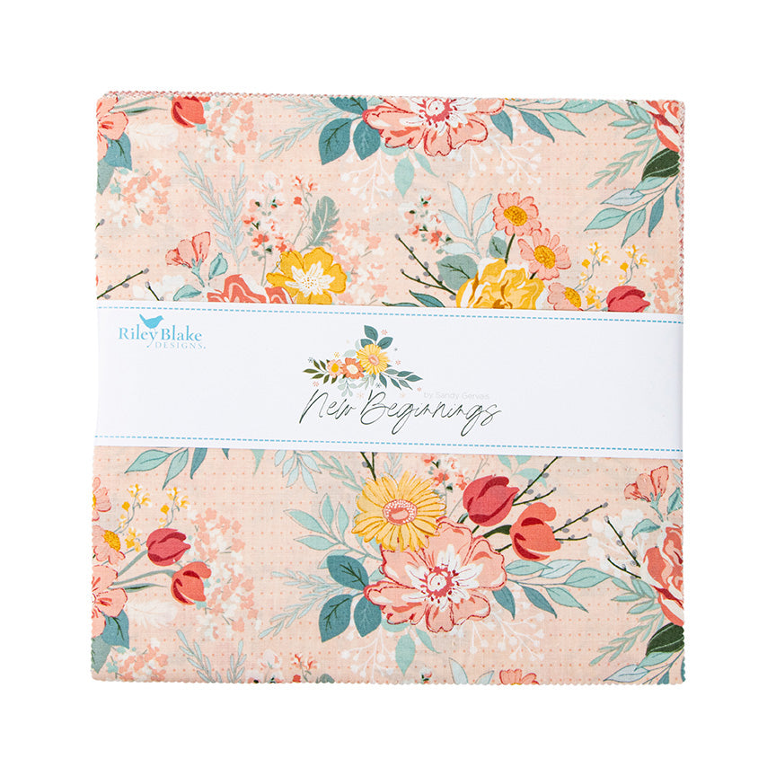 New Beginnings by Sandy Gervais Layer Cake Precut