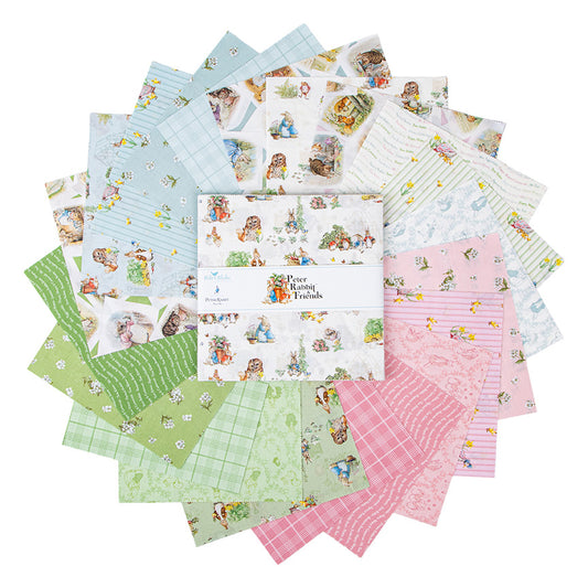 Peter Rabbit & Friends By Beatrix Potter Layer Cake Precut