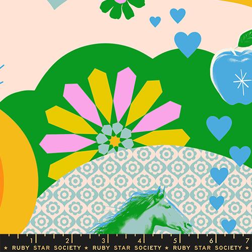 Ruby Star Society Best Day Ever Verdant yardage by Melody Miller