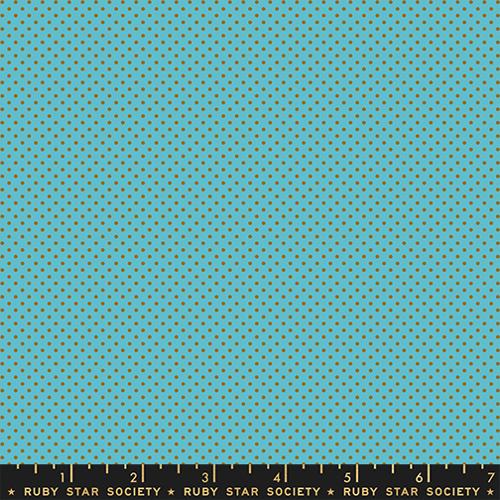 Ruby Star Society Catnap Turquoise yardage